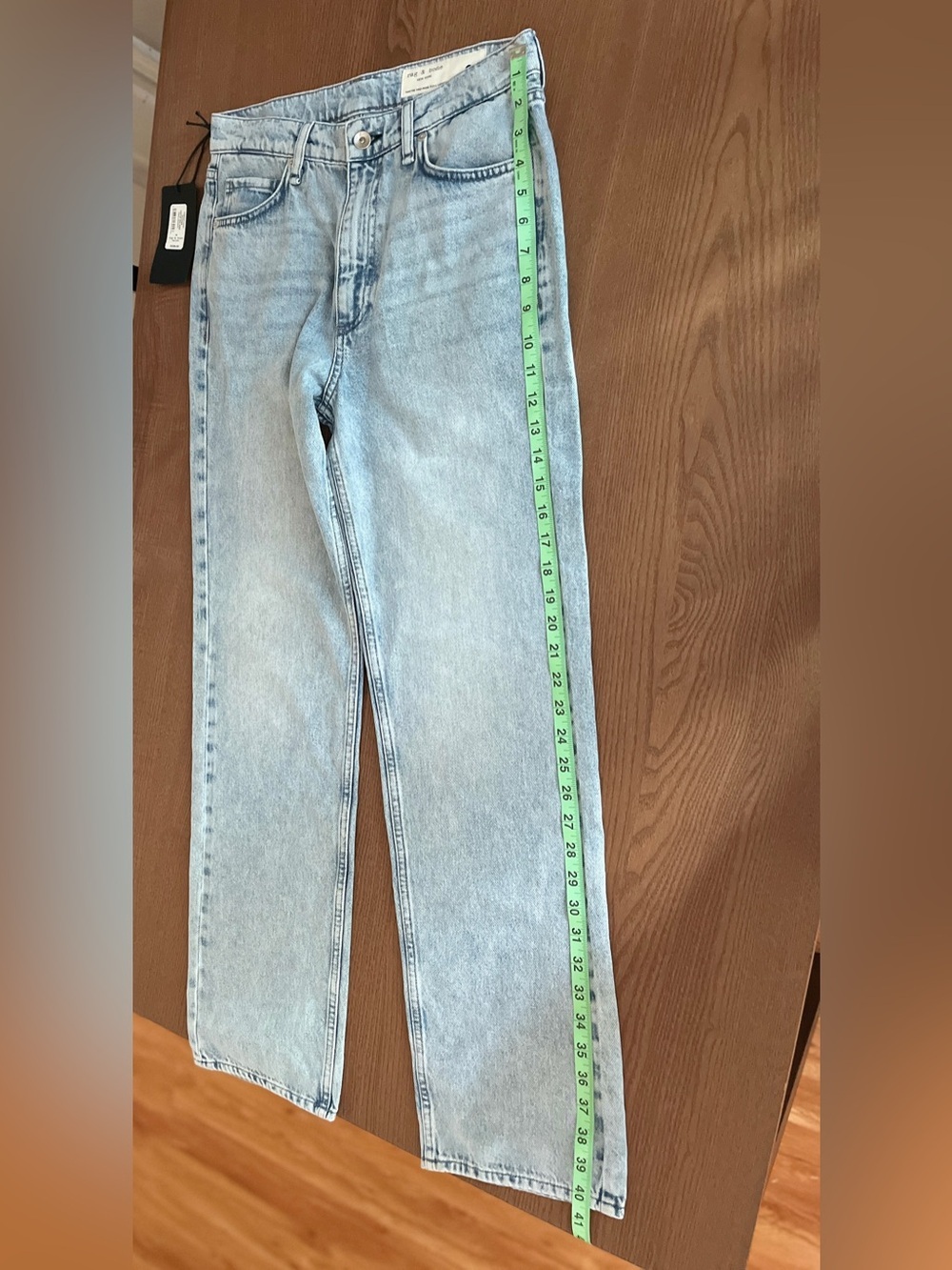 Rag & Bone Hattie Mid-Rise Full Length Jeans new size 26 - Picture 6 of 9